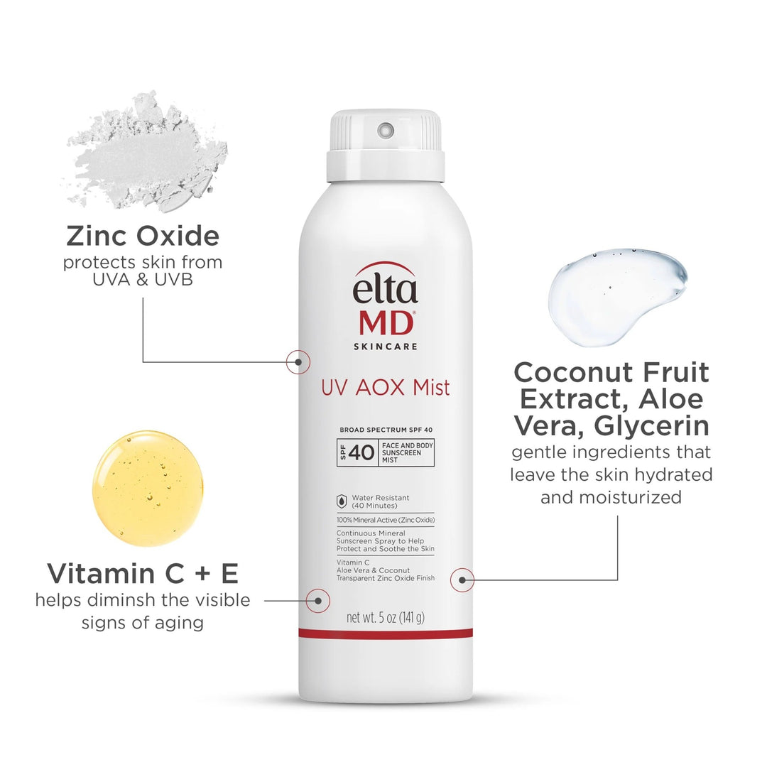 EltaMD - UV AOX Mist Broad - Spectrum SPF 40 - 