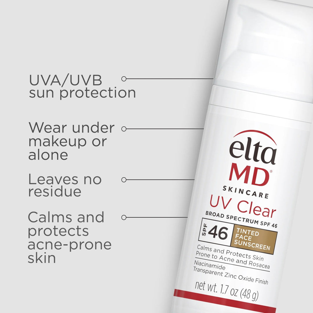 EltaMD - UV Clear Tinted Broad - Spectrum Sunscreen SPF 46 - 